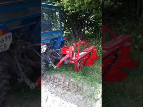 Первый запуск роторной косилки Wirax. #Shorts