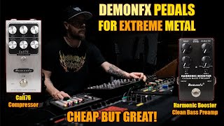 Video thumbnail for Trying out the DemonFX Harmonic Booster and Cali76 BASS pedals! by Worship Nothing Studios