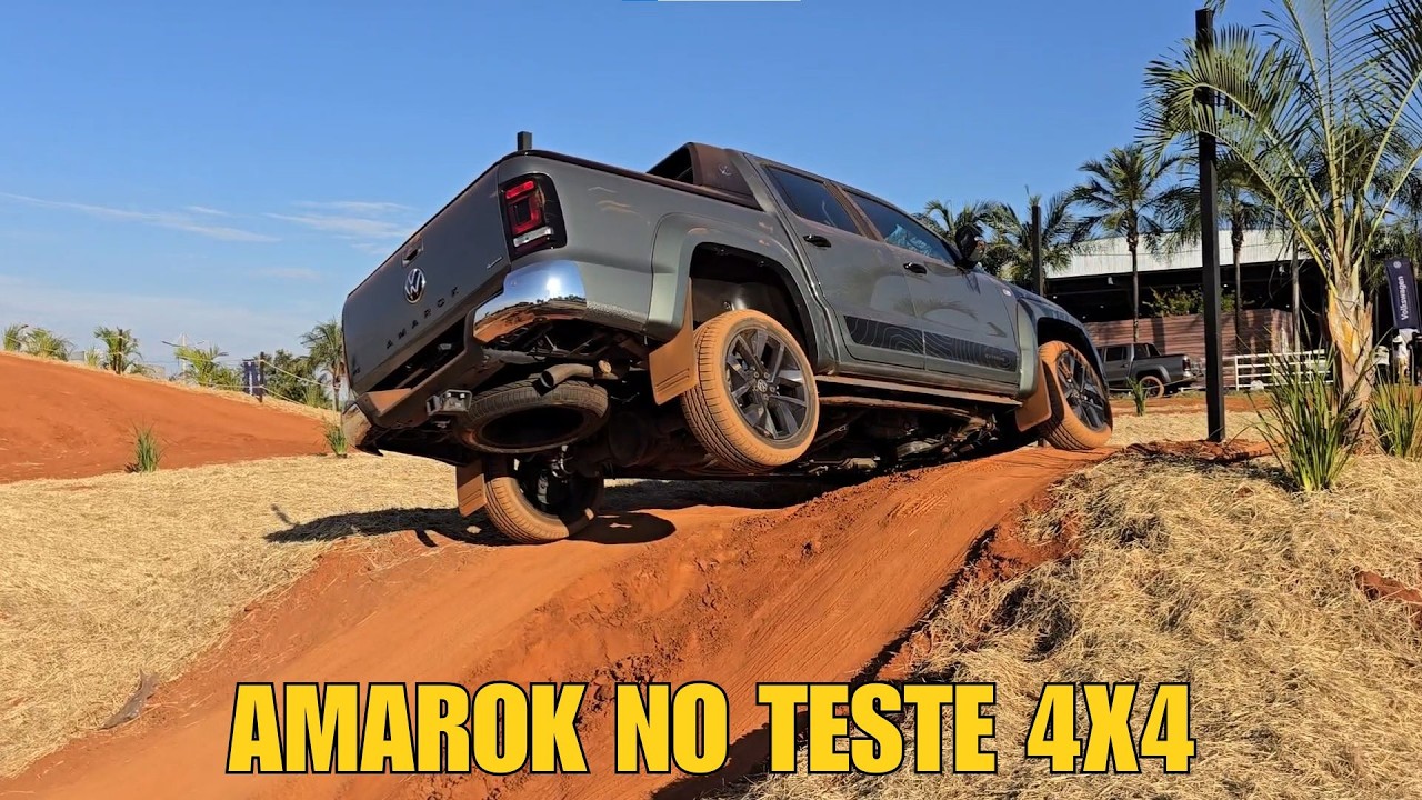 Volkswagen Amarok no teste 4x4 em Barretos