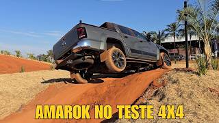 Volkswagen Amarok no teste 4x4 em Barretos