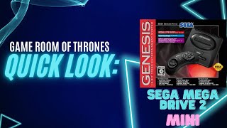 Quick Look - Sega Mega Drive (Genesis) 2 Mini Review #segamegadrive2 #sega #segagenesisclassics