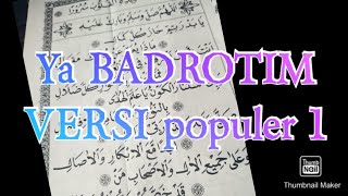 Download lagu Ya BADROTIM VERSI POPULER 1 mp3