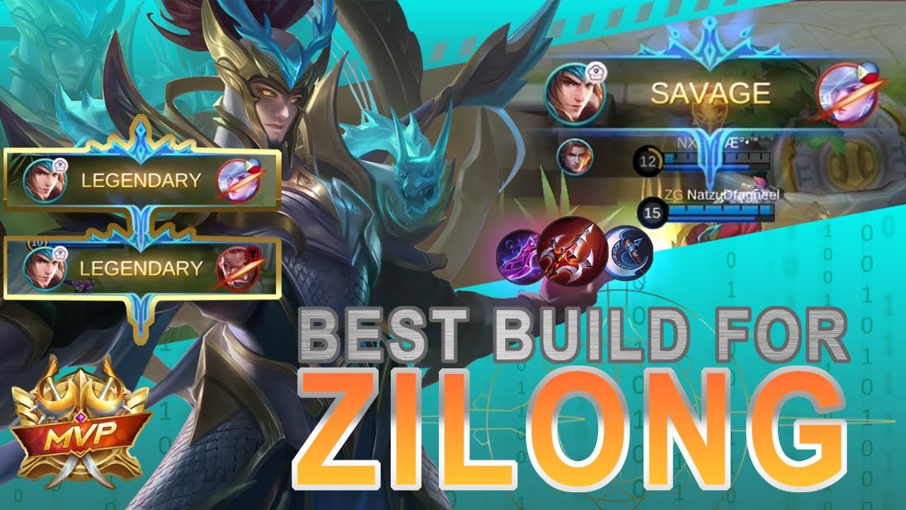 ML Best Build For Zilong | Zilong Savage Gameplay | Mobile Legends Bang Bang