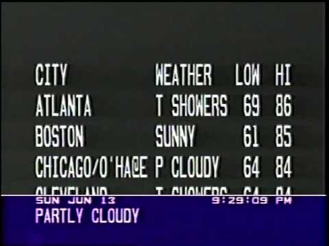 Weatherstar 3000 Garbled Text 3 06/13/93