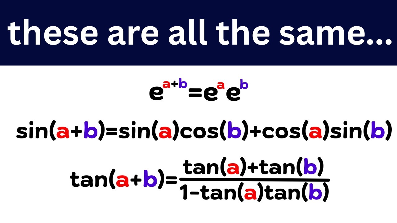 how "all" function sum identities are related