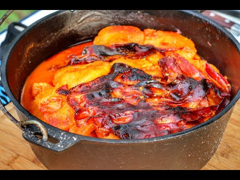 Kokos-Ananas-Schichthähnchen aus dem Dutch Oven - sommerlich lecker! - Westmünsterland BBQ