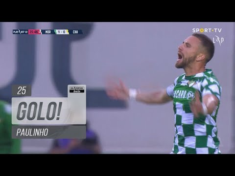 Goal | Golo Paulinho: Moreirense (1)-0 Chaves (Playoff 21/22)