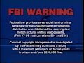 Anchor Bay Entertainment FBI Warning Screen 1995 2007