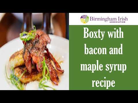 boxty with bacon and maple syrup recipe