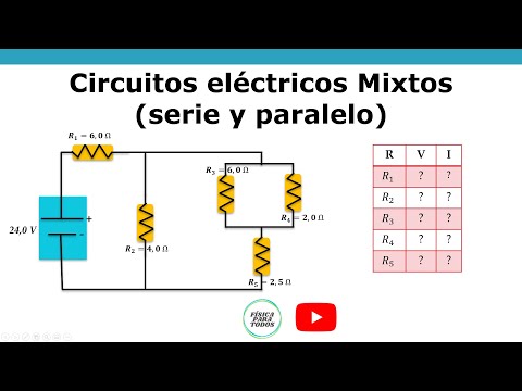 Como calcular la caída de voltaje y corriente en un circuito mixto