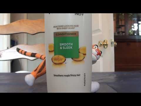 PANTENE PRO-V SMOOTH & SLEEK CONDITIONER FRIZZY HAIR REVIEW
