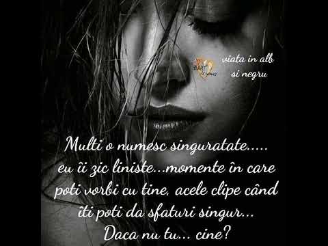 Viața in alb si negru!