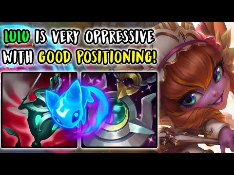 Lulu is VERY OPPRESSIVE with Good Positioning! | Diamond Support | Patch 25.07