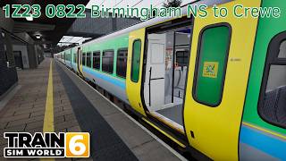 1Z23 0822 Birmingham NS to Crewe - WCML: Birmingham - Crewe - Guard - Train Sim World 6