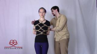 Beginner/Intermediate | Rope Bondage Tutorial: Broad Hishi Box Tie