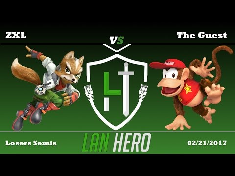Lan Hero Tuesdays #16 ZXL (Fox) vs The Guest (Diddy Kong) Losers Semis