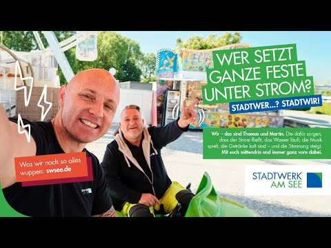 Hey! Wir sind's. Euer STADTWERK AM SEE.