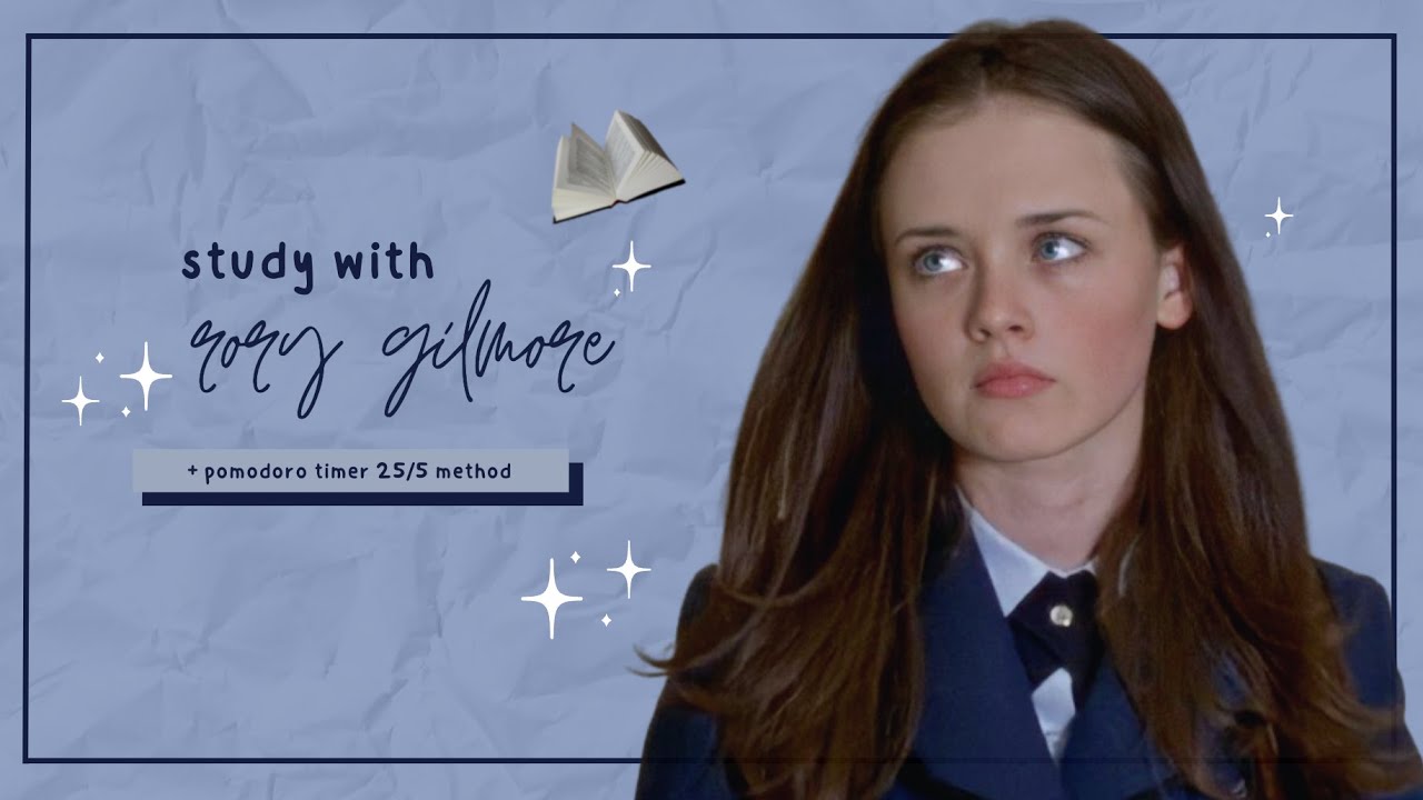 study with rory gilmore - aesthetic lofi music + 25/5 pomodoro timer (gilmore girls edition)