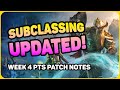 Week FOUR Subclassing Review ESO