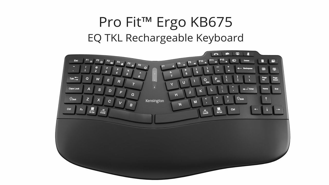 Pro Fit Ergo KB675 EQ TKL Rechargeable Keyboard