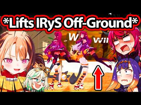 Gigi Hugs IRyS And Lifts Her Off The Ground IRL 【Hololive EN】