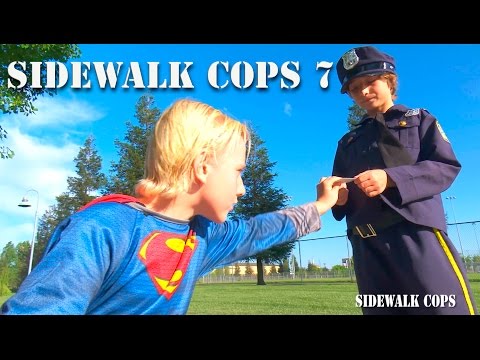 Sidewalk Cops Episode 7 - Superman Flying And Texting!
