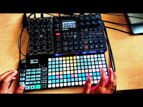 🍀 TryOut 🔊 Elektron Syntakt & OXI ONE Matriceal Mode 😺 First Test