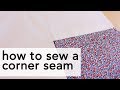 How To Sew A Corner Seam Vintage On Tap