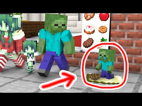 Baby Zombie Met His Daddy - Minecraft Animation