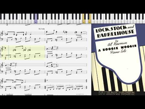 Lock, Stock and Barrelhouse by Al Newman (1946, Boogie Woogie piano)