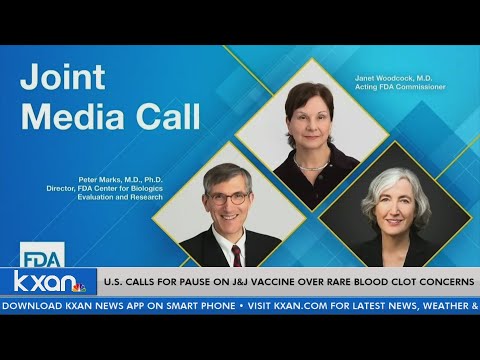 CDC, FDA discuss pausing use of Johnson & Johnson COVID-19 vaccine due to rare complications