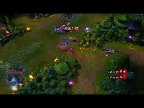 Rekkles quadra kill in 4v5 match ft. Toyz (KR Diamond 1)