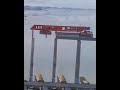 This is how bridges are made! Giant Bridge Launcher #construction #bridgeconstruction #shorts #tools