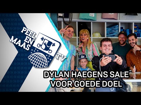 Dylan Haegens garage sale voor goede doel - 27 juni 2022 - Peel en Maas TV Venray