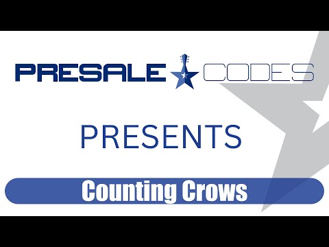 Counting Crows Presale Code