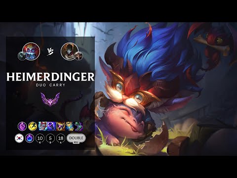 Heimerdinger Bot vs Jhin - KR Master Patch 12.11