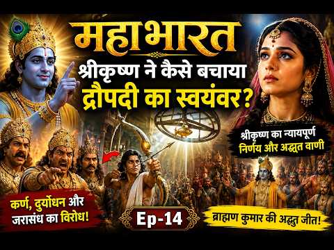 महाभारत | श्रीकृष्ण ने कैसे बचाया द्रौपदी का स्वयंवर? | महाभारत की अद्भुत कथा | Ep-14