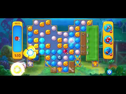 Fishdom level 9572 no boosters フィッシュダム ノーマル