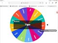 Animal Spin Wheel