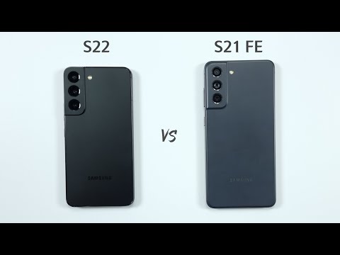 Samsung S22 vs Samsung S21 FE Speed Test & Camera Comparison