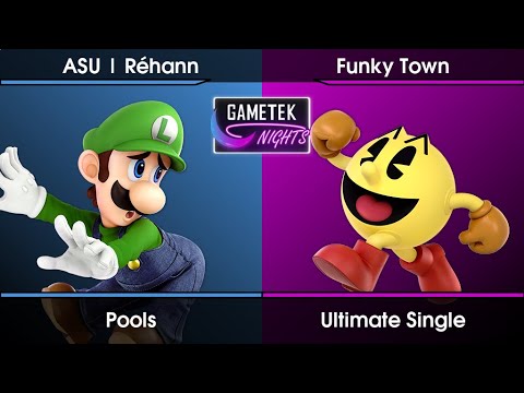 Gametek Night 2023.12 Pools - ASU | Réhann (Luigi) Vs. Funky Town (Pac-Man) SSBU Ultimate Tournament