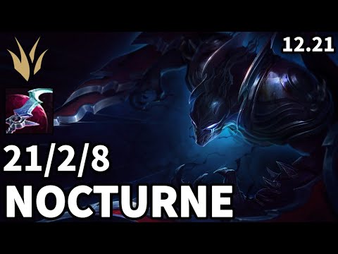 Nocturne Jungle vs Zac - EUW Master | Patch 12.21
