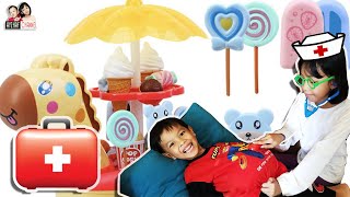 Download lagu Dokter  Dokteran Ambulance💕Drama Pasien Lucu Sakit Perut Kebanyakan Makan Es Krim💕Mainan Anak-Anak mp3