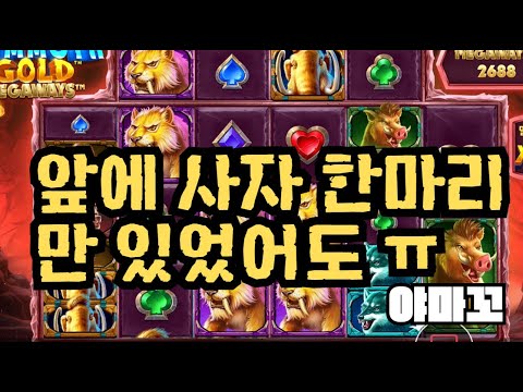 [슬롯][제보영상][닉네임:야마꼬]맘모스 500배