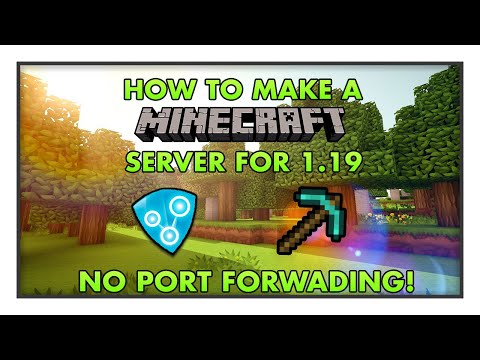 How To Make A Minecraft Server For 1.19 - No Port Forwarding