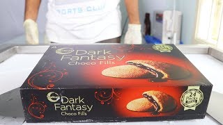 ICE CREAM ROLLS With DARK FANTASY CHOCO FILLS - SATISFYING ASMR VIDEO