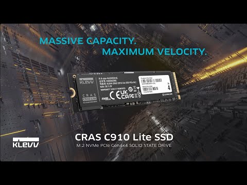 KLEVV CRAS C910 Lite M.2 PCIe 4.0 SSD – Massive Capacity. Maximum Velocity.