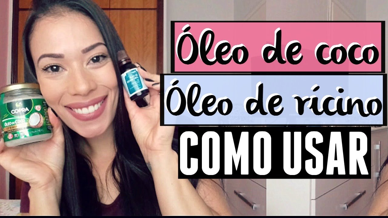 ÓLEO DE COCO E ÓLEO DE RÍCINO - COMO USAR - NÃO CORTE O CABELO, TRATE ELE! ❤❤