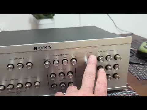 Sony ASS-3335 Audio Selector: Input/Tape/Phono, 3 Amps, 5 Speakers