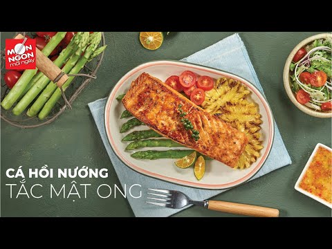 Cá hồi nướng mật ong